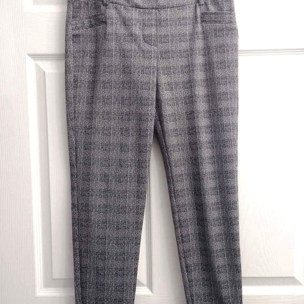 SOHO High Rise Houndstooth Plaid Skinny Pants Size M